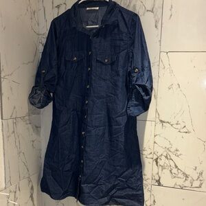 Men's Blue Denim Shirt